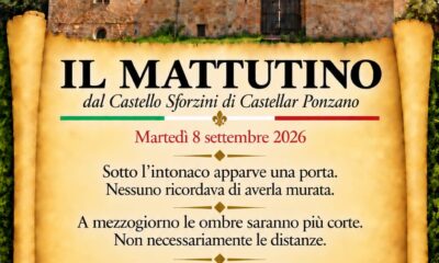Il Mattutino dell'8 settembre 2026
