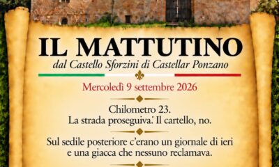 Il Mattutino del 9 settembre 2026