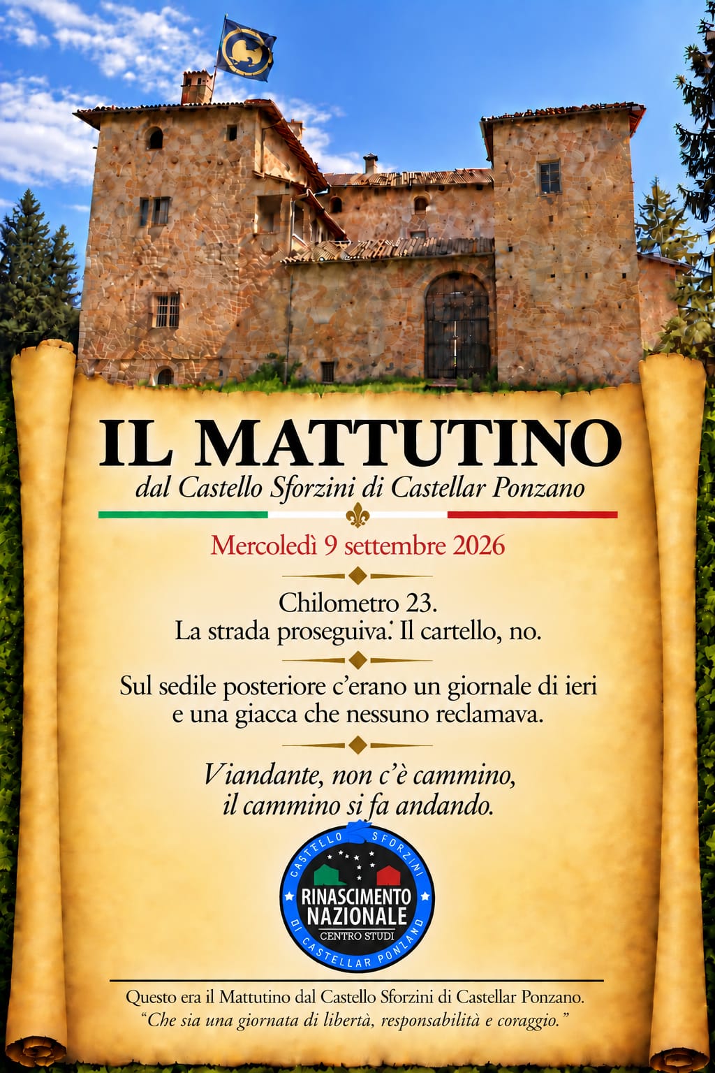Il Mattutino del 9 settembre 2026