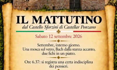 Il Mattutino del 12 settembre 2026