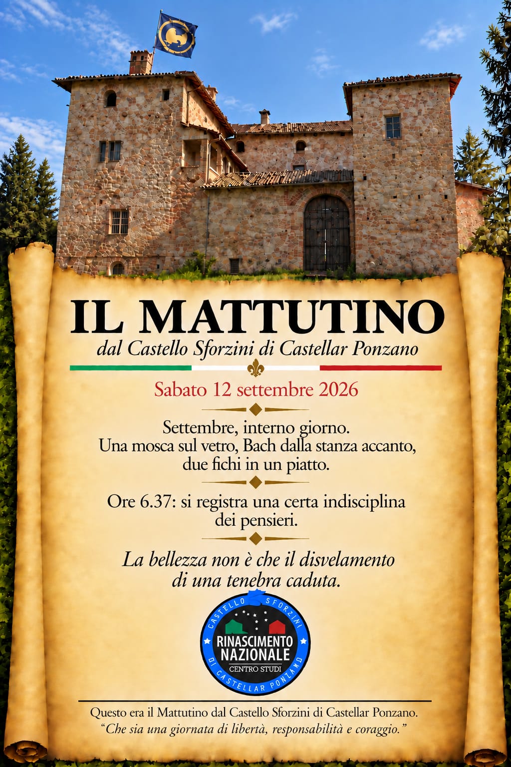 Il Mattutino del 12 settembre 2026