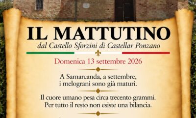 Il Mattutino del 13 settembre 2026