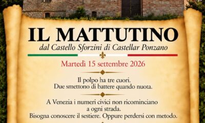 Il Mattutino del 15 settembre 2026