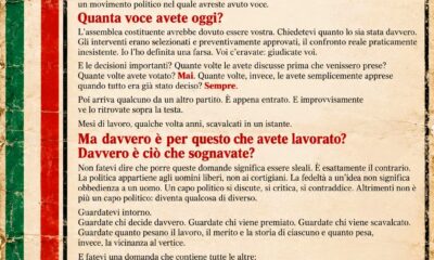 "Siete uomini liberi o comparse?": il durissimo appello di Luca Sforzini squarcia il velo su Futuro Nazionale 65 Appello di Luca Sforzini