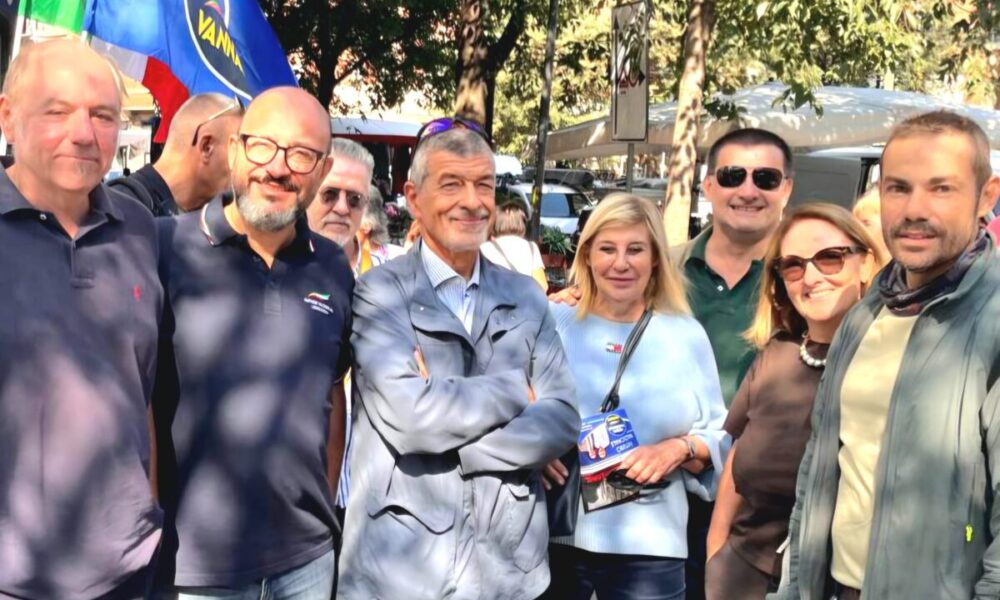 Esponenti di Futuro Nazionale a Milano
