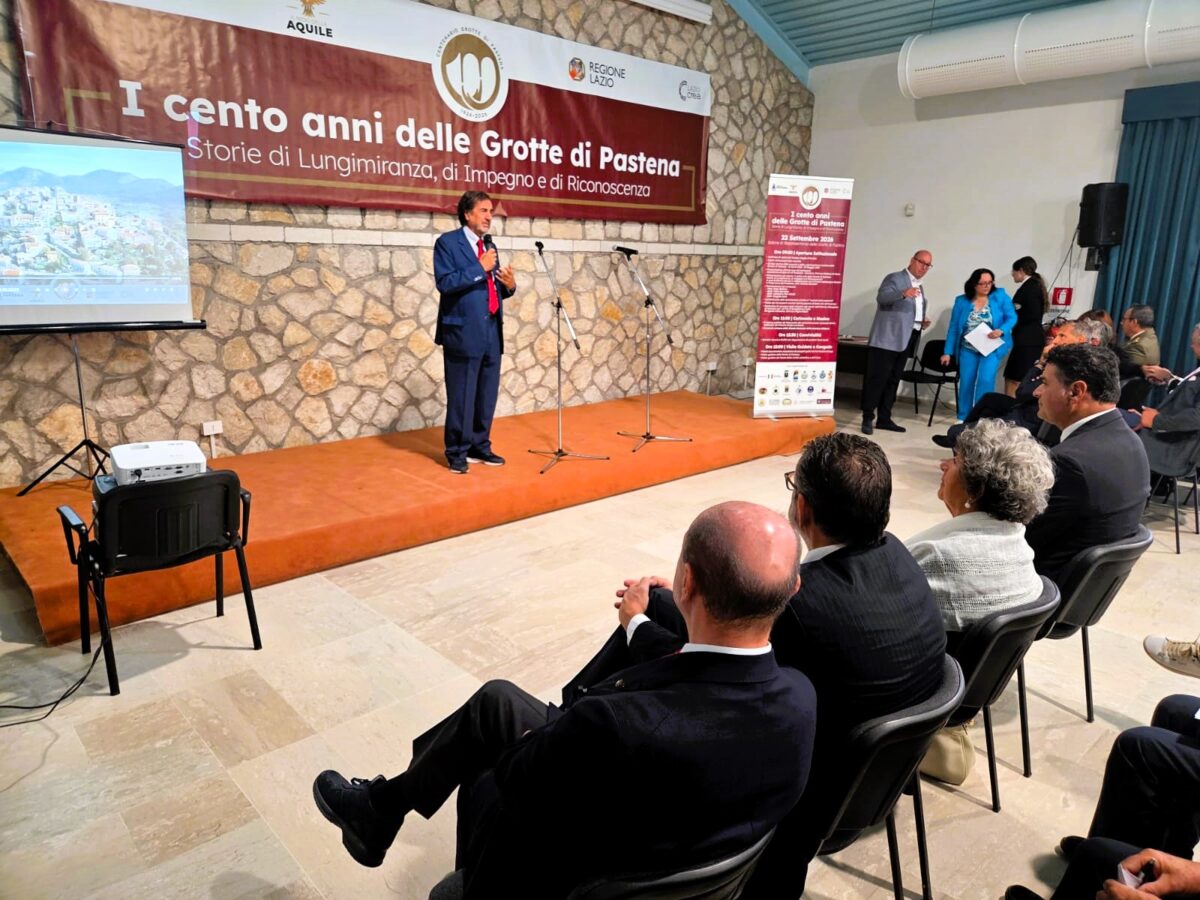 Cento anni delle Grotte di Pastena