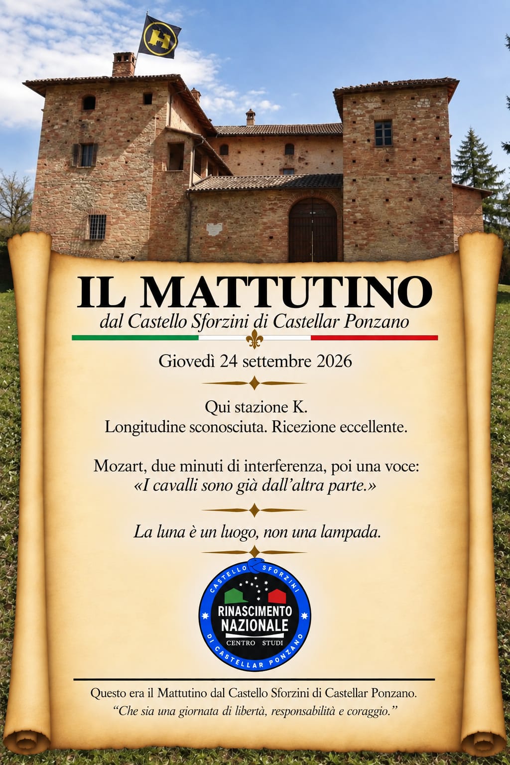 Il Mattutino del 24 settembre 2026