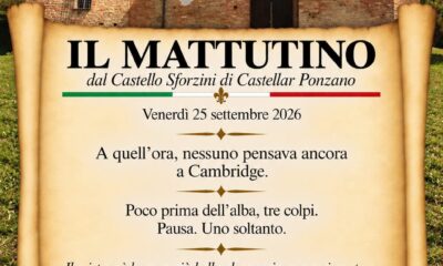 Il Mattutino del 24 settembre 2026
