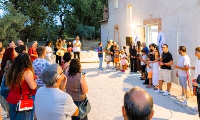 taglio del nastro per la nuova casa di A.M.A. by Blue Notes,Ceppagatti