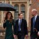 Il principe George con Kate e William