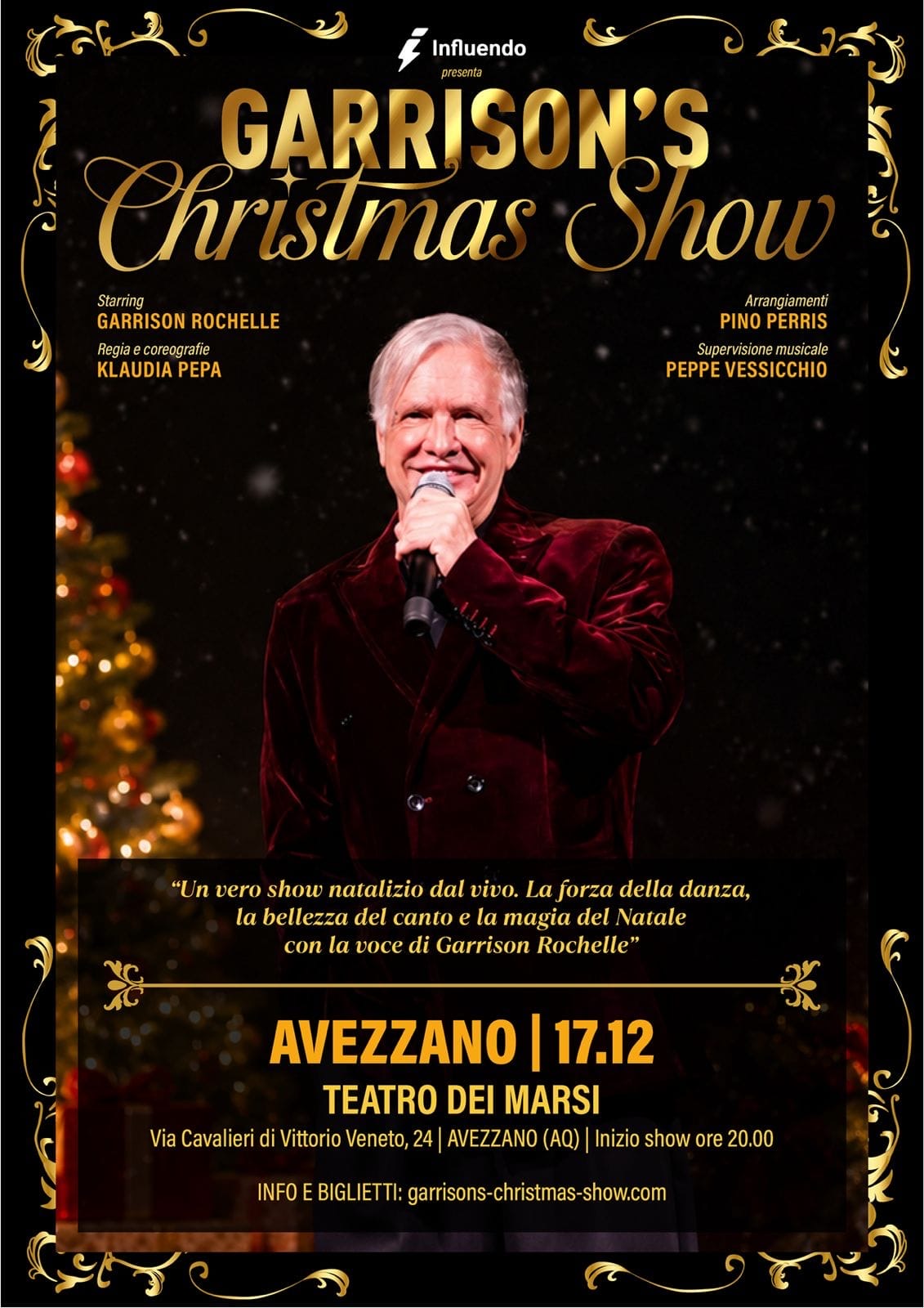 Garrison’s Christmas Show, la danza accende il Natale ad Avezzano: i giovani ballerini sul palco con Garrison.