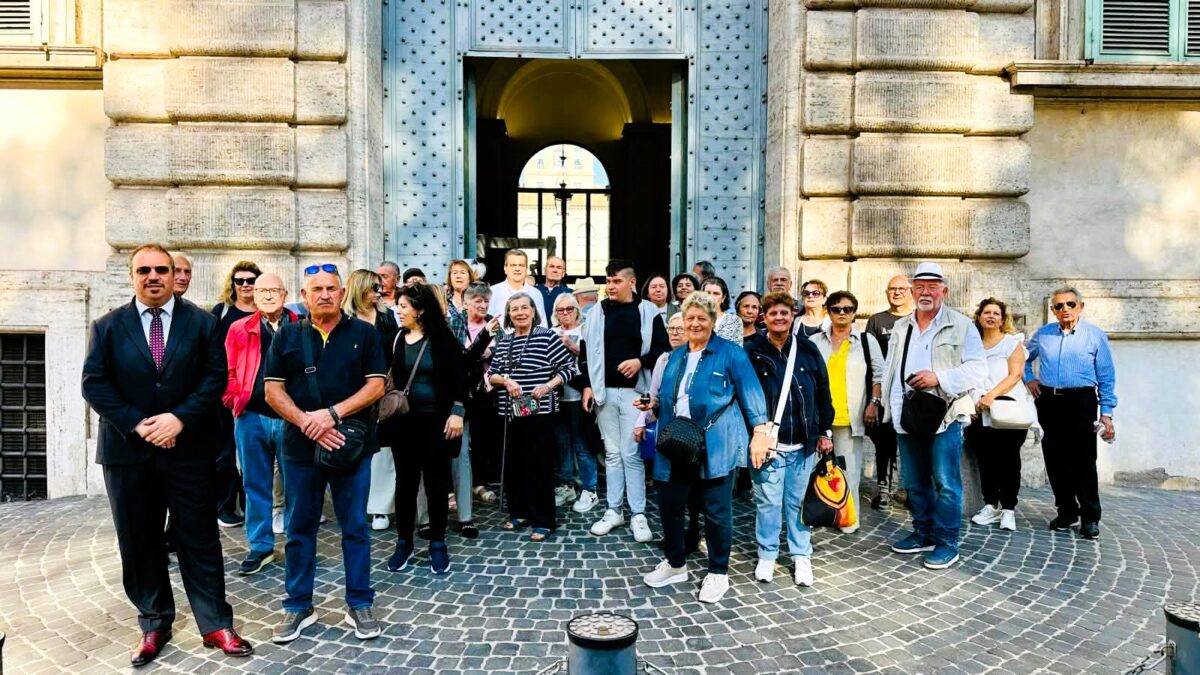 Visita della comunità di Rocca di Botte al Quirinale