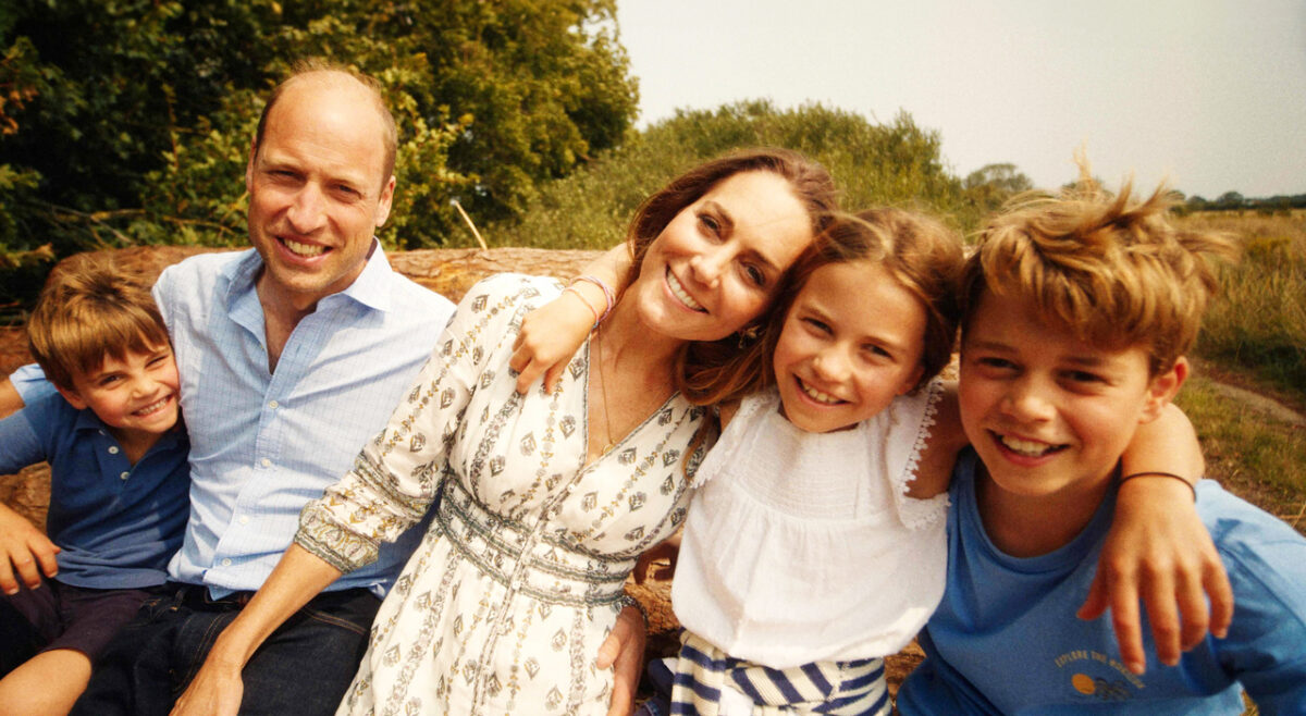 Kate e William con figli