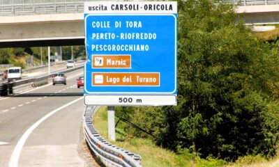 A24, uscita Carsoli, Oricola