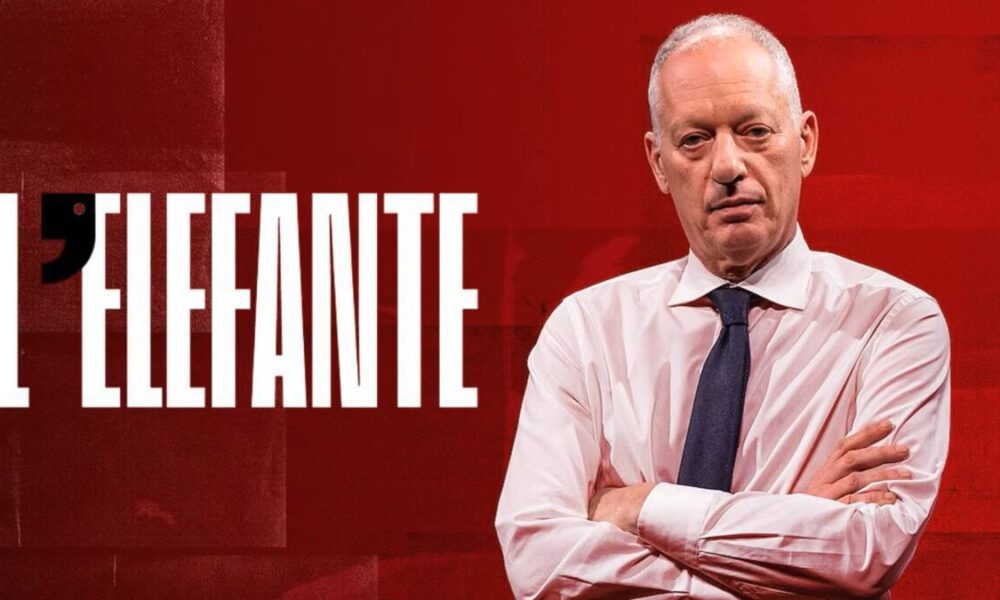 Maurizio Landini e Ascanio Celestini ospiti a «L'Elefante» su Rai 3: Peter Gomez e Alessandro Campi tra lavoro, diritti e satira 172 Elefante Logo