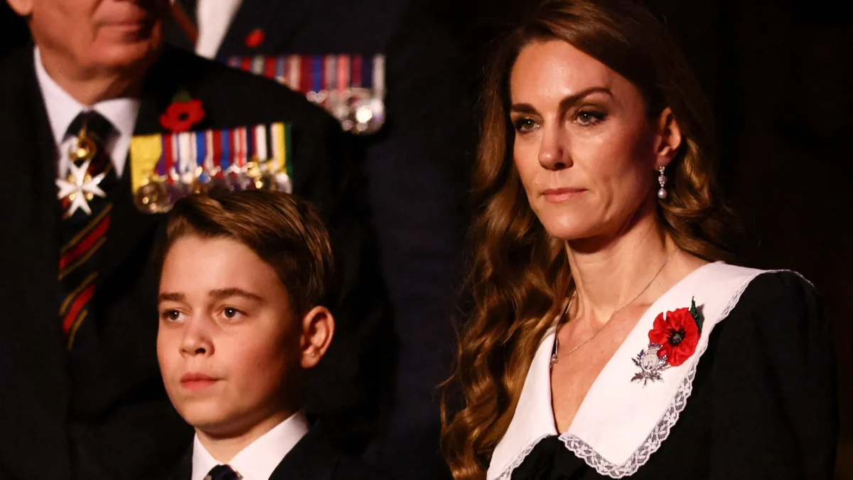 Il principe George e sua madre Kate