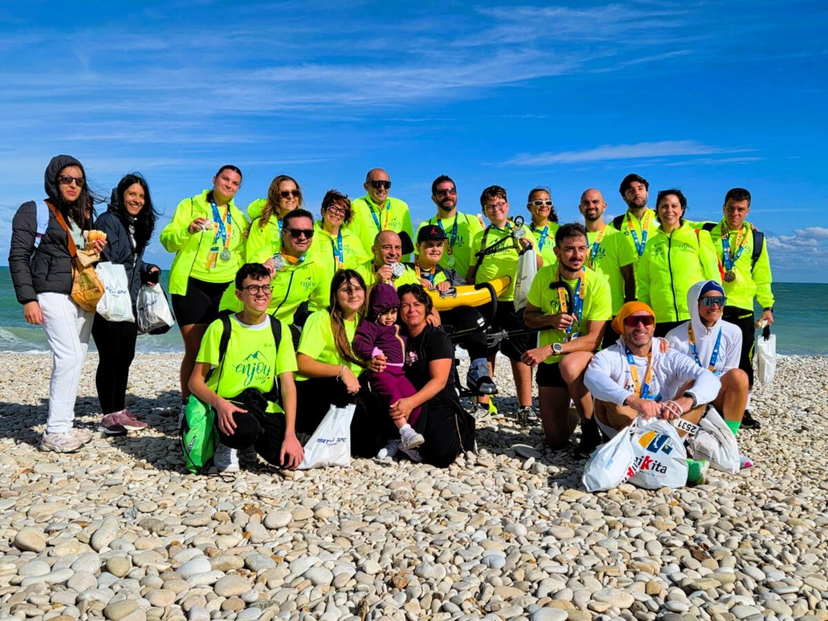 «Enjoy Velino» alla Half Marathon dei Trabocchi: lo sport come ponte di inclusione sociale e turismo accessibile lungo la costa d'Abruzzo, «Nessuno deve essere lasciato indietro» 46 Enjoy Velino