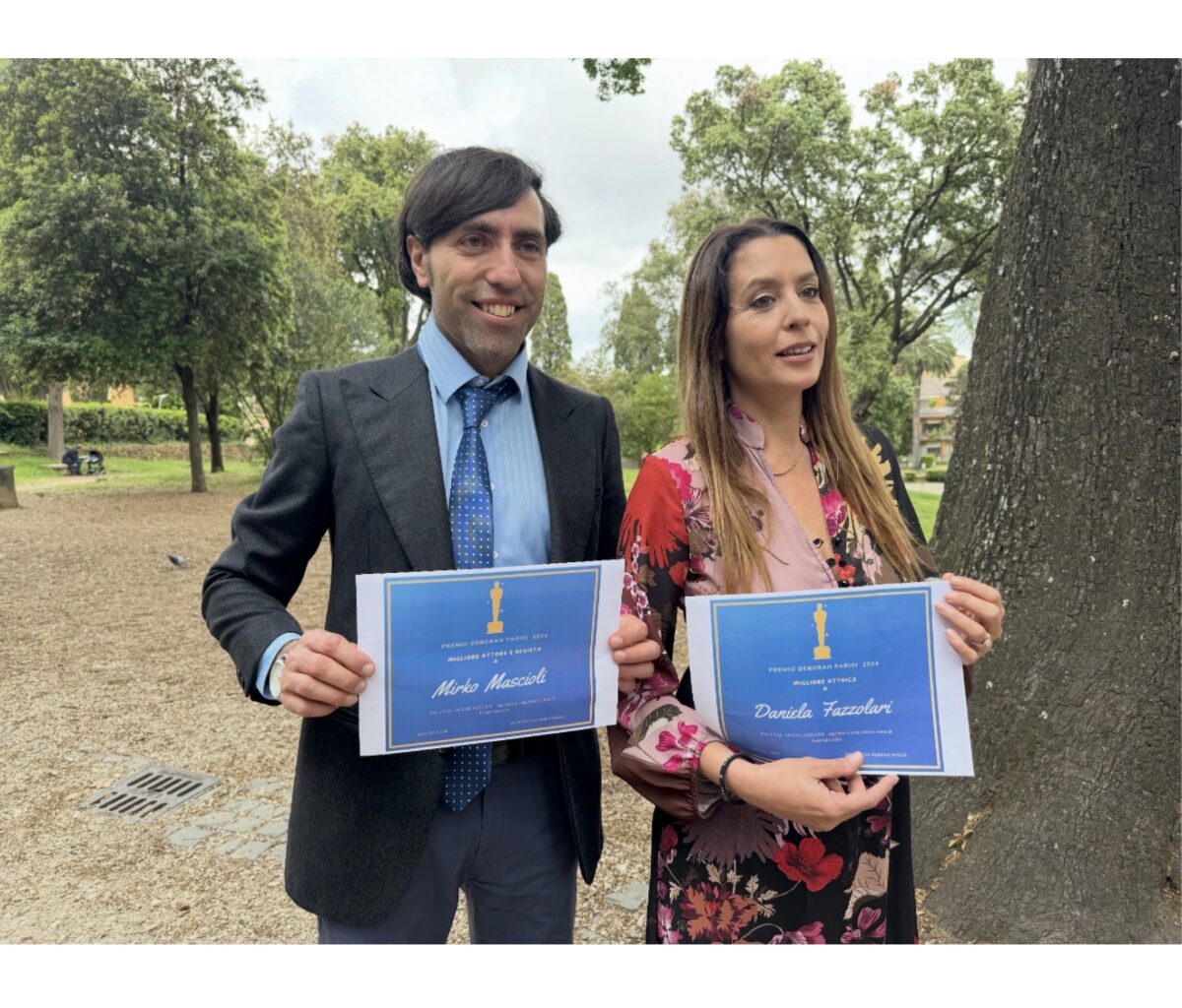 Cinema e impegno civile, trionfo per il sulmonese Mirko Mascioli: premiato come miglior attore e regista per il film "Occhi Azzurri" con Daniela Fazzolari 48 Mirko Mascioli