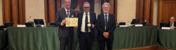 Angelo De Nicola, premiazione Senato