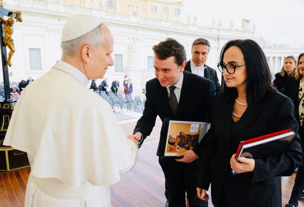 Marco Di Marzio e Papa Leone XIV