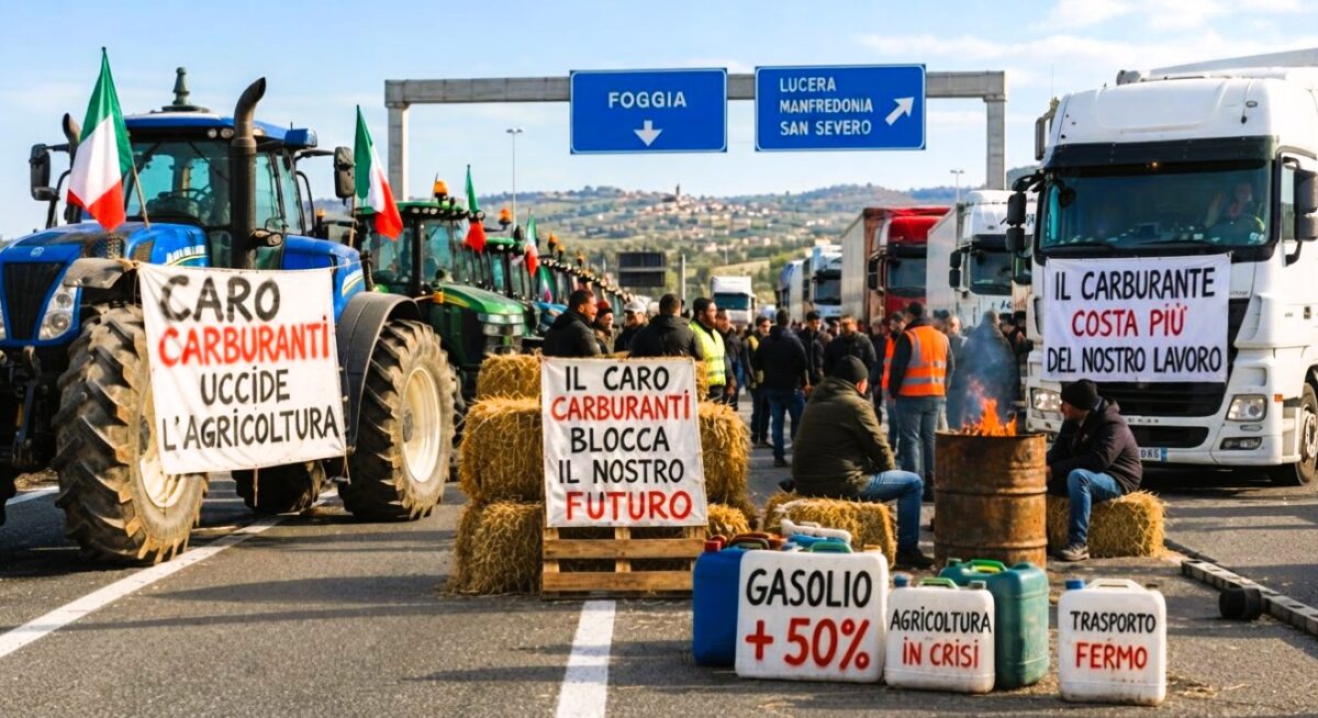 Protesta degli autotrasportatori