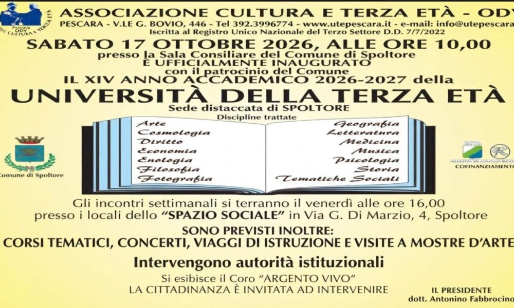 Locandina evento Spoltore