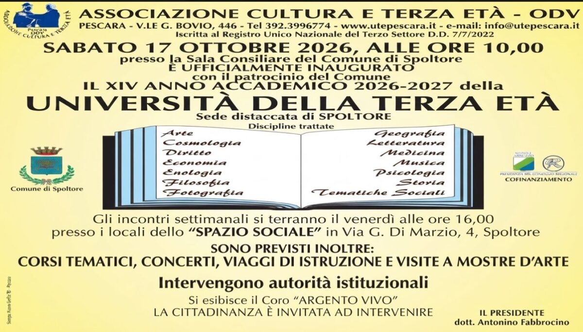 Locandina evento Spoltore