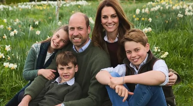 Kate e William con figli