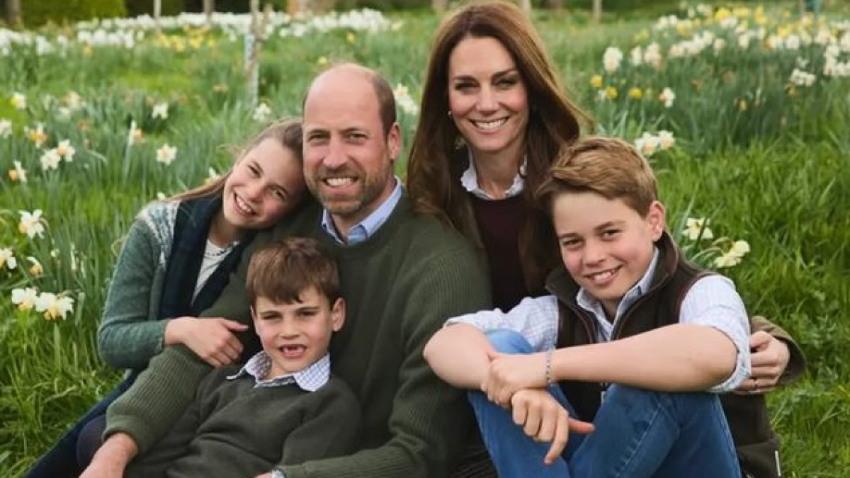William , Kate e figli