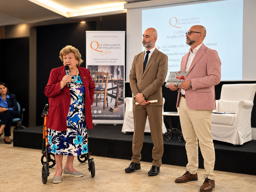 Premio Letterario città di Quartu S.E - un momento della premiazione