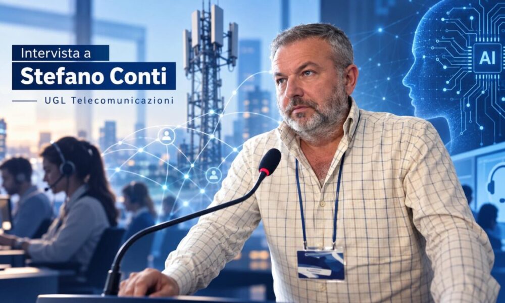 Allarme TLC, Conti (UGL): "L'Intelligenza Artificiale non sia una scusa per i licenziamenti" 99 Stefano CONTI, Segretario Nazionale UGL Telecomunicazioni
