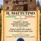 Il mattutino del 3 ottobre 2026