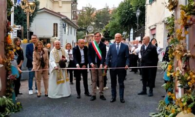 Taglio del nastro a Bellegra