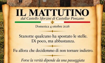 Il mattutino del 4 ottobre 2026