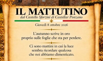 Il mattutino dell'8 ottobre 2026