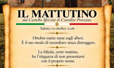 il mattutino del 10 ottobre 2026