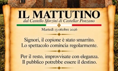 Il mattutino del 13 ottobre 2026