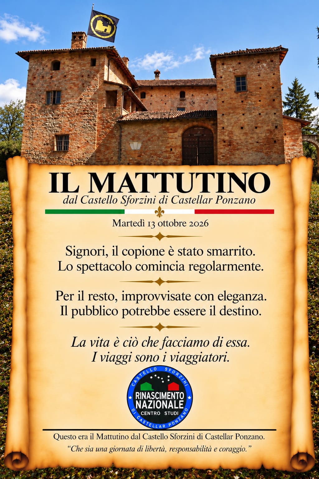 Il mattutino del 13 ottobre 2026