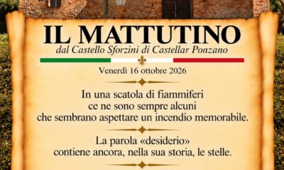 il mattutino del 16 ottobre 2026