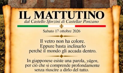 Il mattutino del 17 ottobre 2026