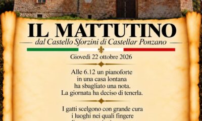 il mattutino del 22 ottobre 2026