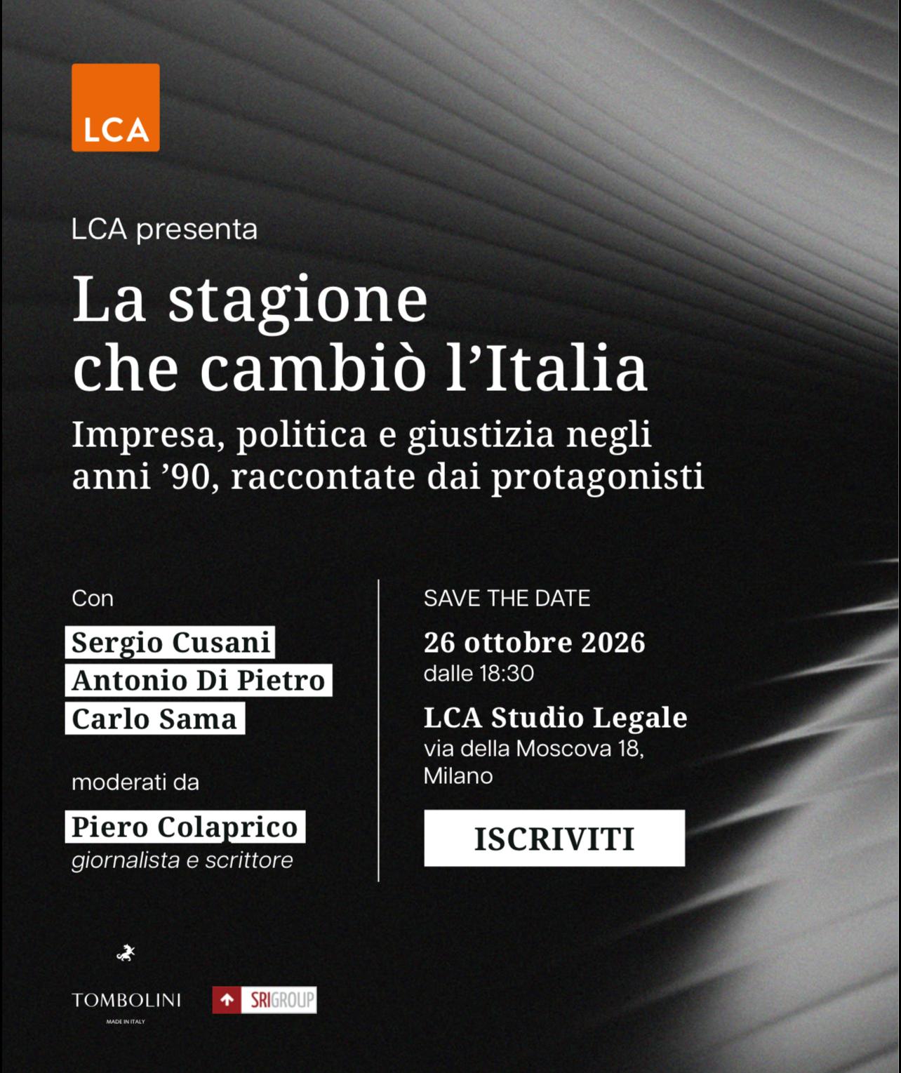 Locandina evento Milano