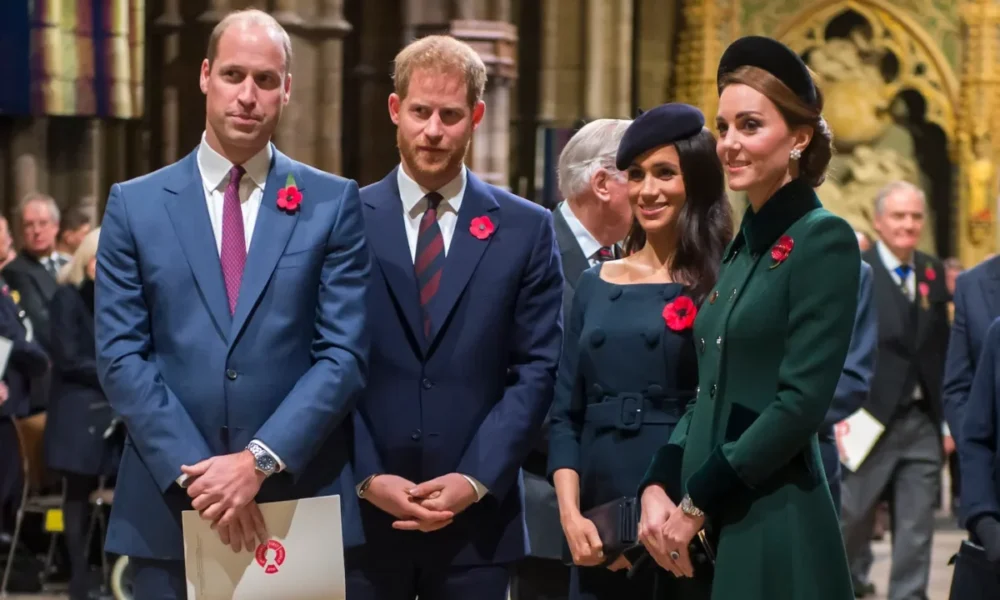 Harry, Meghan, William e Kate