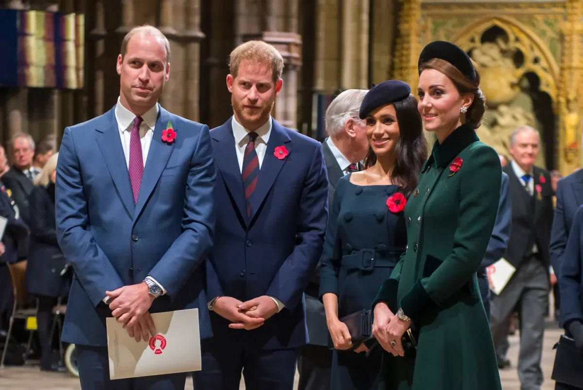 Harry, Meghan, William e Kate
