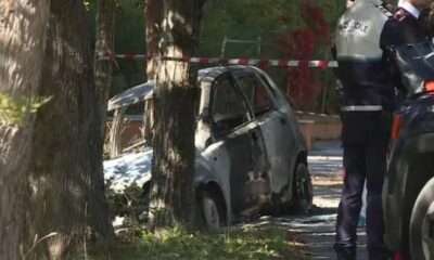 L'Aquila - a Lucoli trovato ragazzo di 27 anni morto in una scarpata, a poca distanza c'è un'auto in fiamme: è giallo