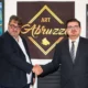 Il Curatore d’Arte Leonardo Paglialonga e il presidente di Art Abruzzo Frank William Marinelli